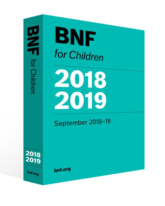 Dược điển Anh BNF cho trẻ em 2018-2019